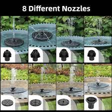 Solar Powered Water Fountains With