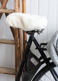 Luxury Sheepskin Cycle Seat Thick