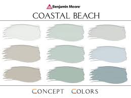 Coastal Beach Home Paint Color Palette