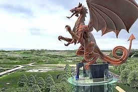 80ft Dragon Statue