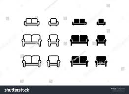Sofa Icon Design Vector Symbol Couch