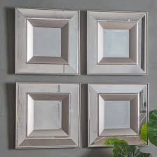 Madrina Square Set Of 4 Wall Mirrors In