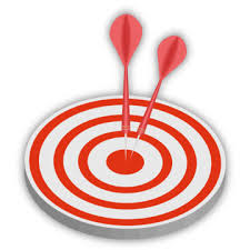 Target Hit Clipart Vector Dart Hitting
