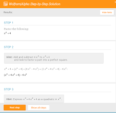 Wolfram Alpha Shows Its Work Aday