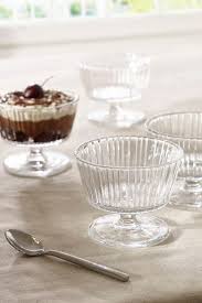 Buy Set Of 4 Glass T Dessert Bowls