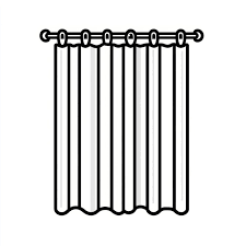 Bold Minimalist Shower Curtain Icon