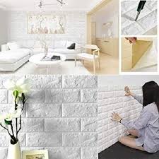 3d White Brick Wallpaper For Wall Pe