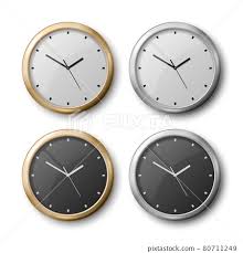 Metal Wall Office Clock