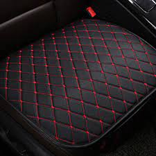 Auto Seat Cover Front Cushion Black Pu