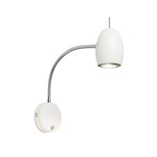 Design Wall Lamp White With Flexarm