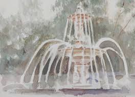 Water Fountain Imaginart Paintings