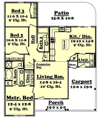 House Plan 56939 Traditional Style