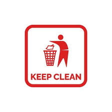Keep Clean Vector Art Icons And