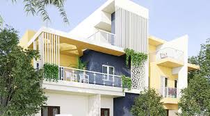 Sunny Yellow Exterior Home Design Idea