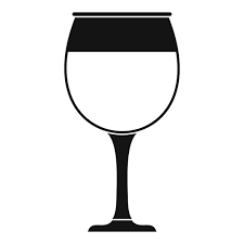 Premium Vector Wine Glass Icon Simple
