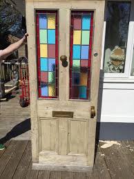 Old Victorian Front Door Wood Reclaimed