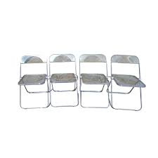 Set Of 4 Folding Chairs Plia Giancarlo