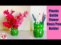 Diy Flower Vase Pen Holder From