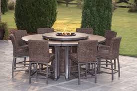 Fire Pit Table Set Outdoor Dining Set