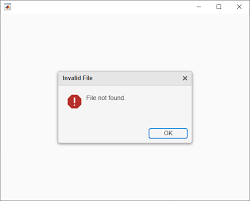 Uialert Display Alert Dialog Box Matlab