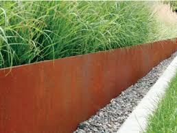 Corten Steel Edging Durable Rustic