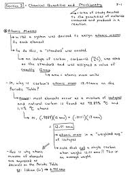 Stoichiometry Chemistry Notes