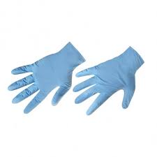 Disposable Blue Nitrile Gloves Box Of 100