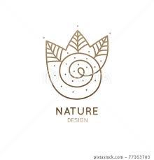 Vector Logo Of Nature Simple Logotype