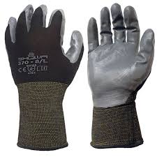 Showa Atlas 370 Black Work Gloves
