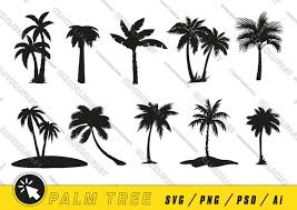 Palm Tree Png Palm Tree Decal Clipart