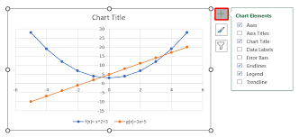 How To Graph Two Equations In Excel