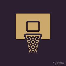 The Basketball Icon Game Symbol Flat