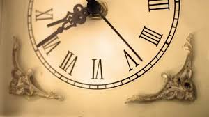Old Clock Ticking Stock Footage