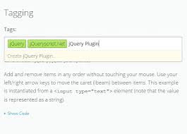jquery plugin for custom tags input and