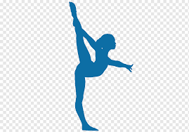 artistic gymnastics silhouette balance