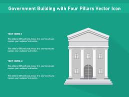 Government Building With Four Pillars