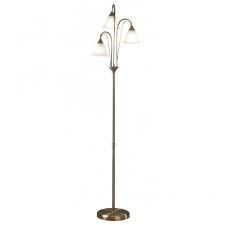 Boston Antique Brass Floor Lamp