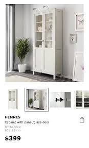 Ikea Hemnes Cabinet With Panel