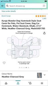 Pet Car Hammock Pet Supplies Homes