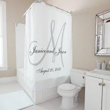 Wedding Shower Curtain Zazzle