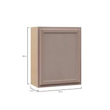 Bay Hampton Assembled 24x36x12 In Wall Cabinet In Unfinished Beech