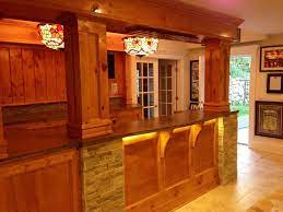Knotty Pine Bar Traditional