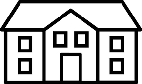 Page 4 Villa Outline Vector Art