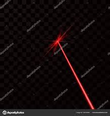 red laser beam red light ray vector