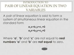 Presentation On Linear Equations 1
