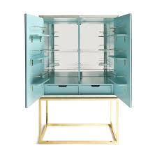 Delphine Bar Tempered Glass Shelves