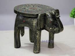 Wooden Elephant Stool Handicraft 448 At