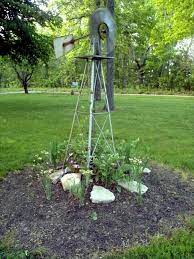 Backyard Windmill Garden Yard Ideas