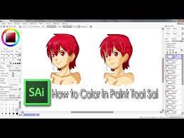 Paint Tool Sai Basic Coloring Tutorial