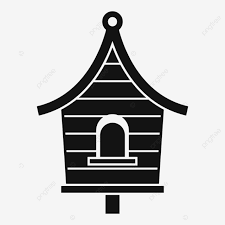 Bird House Silhouette Png Free Wood